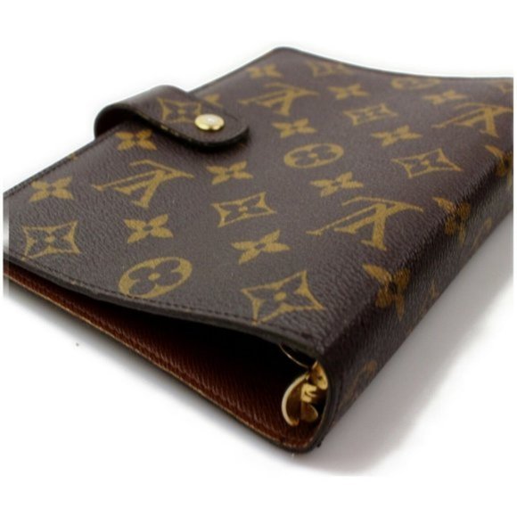 Auth Louis Vuitton Diary Cover Agenda MM Monogram - Picture 3 of 9
